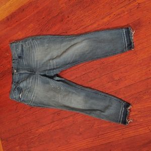 Express Denim Perfect Curves Ankle Legging High Rise Stretch + Sz 14